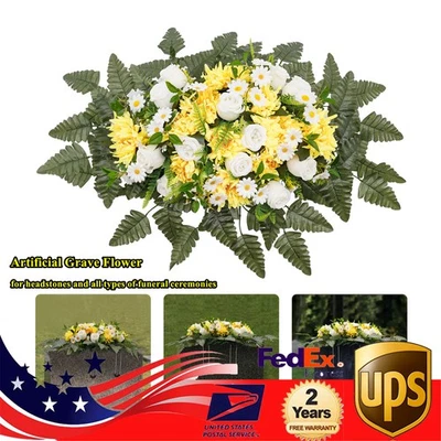 Ramo de crisantemo de flores de seda artificial hecho a mano de 30*20" Foto 1 de 4