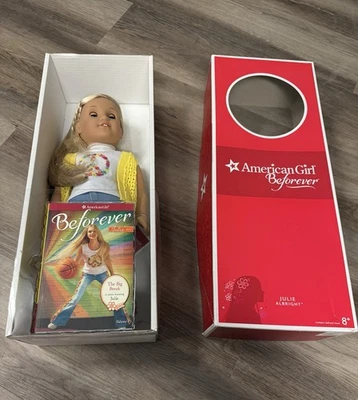 American Girl исторический 1974 Julie Albright 18» кукла + книга новый в коробке - Изображение 1 из 2