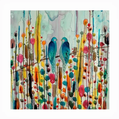 Arte en lienzo al aire libre - Arte de pared Sylvie Demers 'We' para espacios al aire libre, patios,... Foto 1 de 4