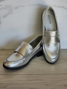 **NEW**Reaction Kenneth Cole Fern Loafer, Silver, Womens Size 9 - Bild 1 von 7
