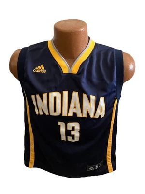 Camiseta deportiva juvenil NBA Indiana Pacers Paul George #13 talla juvenil mediana Adidas azul Foto 1 de 4