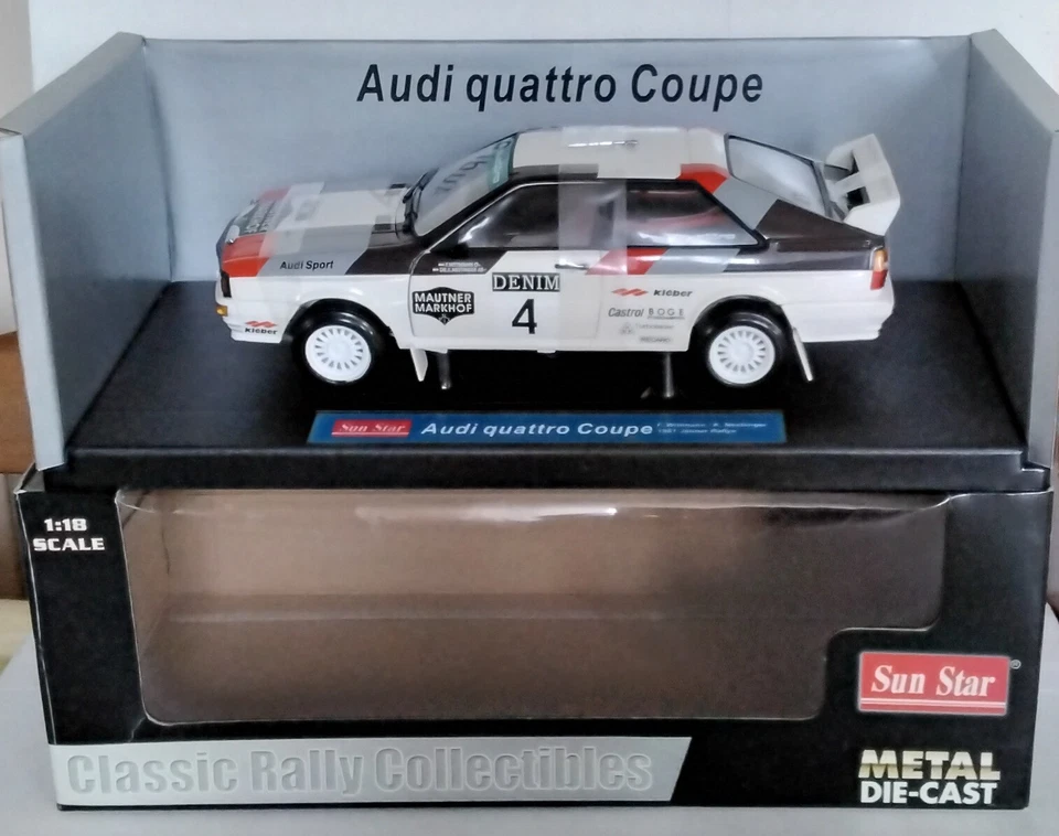 Audi Quattro Coupé Wittmann Rally Janner 1981 1/18eme Sunstar Ref 4182 - Photo 1/1
