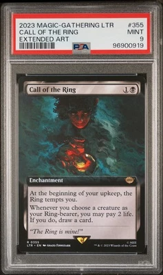 2023 MTG #355 Call Of The Ring Extended Art PSA 9 - Image 1 of 2