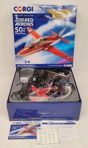 Corgi BAE Hawk T.1 RAF Red Arrows 50th Anniversary Livery 2014 AA36011 Die Cast - Picture 1 of 16