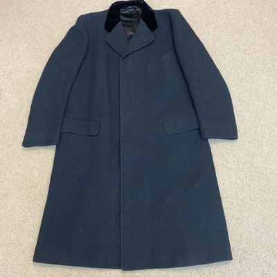 Abrigo de lana Scott Company Limited True Vintage años 40 cuello terciopelo Foto 1 de 4