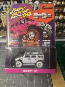 Johnny Lightning Off Road Mijo Ex Hummer H2 White Lightning Chase #JLCP7210 - Picture 1 of 3