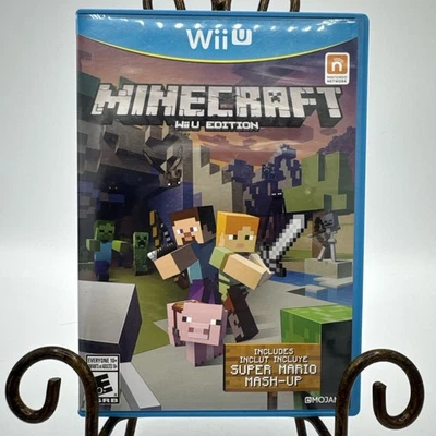 Minecraft Nintendo Wii U Edition Video Game Mojang Rated E10+ Complete Adventure - Image 1 of 4