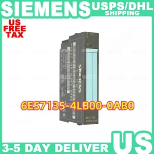 New Siemens 6ES7 135-4LB00-0AB0 6ES7135-4LB00-0AB0 DP Electronics Module ET 200S - Picture 1 of 4