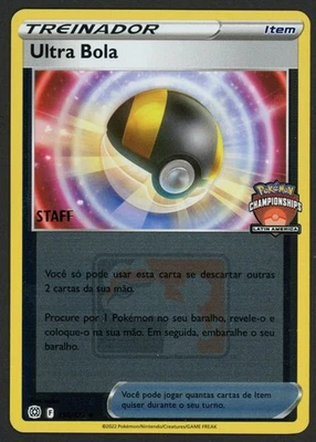 ***Portuguese Ultra Ball 150 Reverse Holo Staff Promo*** Pokemon Kid Icarus Foto 1 de 2