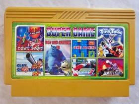 Vintage Video Game cartridge from 1990's for 8 bit consoles Famicom, Dendy,Pegas