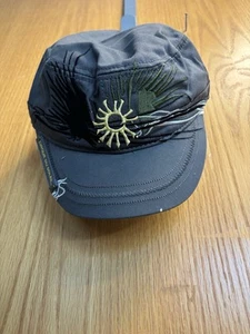 Cirque Du Soleil Gray Embroidered Military Style Cap Unisex L/xl - Picture 1 of 6