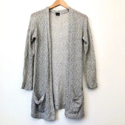 Cárdigan Suéter SPARKLE FADE URBAN OUTFITTERS Blanco Negro Tejido Mármol Abierto XS Foto 1 de 4