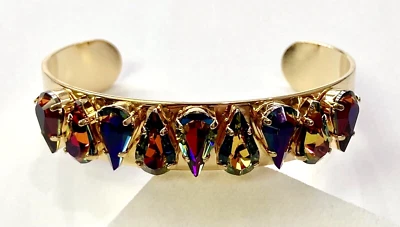 Brazalete HSN Shelly Marrón "Angie" Cristal Pera Foto 1 de 4