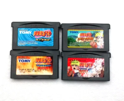 Naruto Ninja Council 1 2 lot Japanese GameBoy Advance GBA Konoha Senki RPG - Image 1 of 4