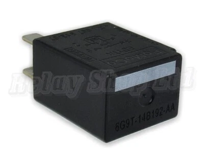 411-Ford 05-16 Multi-Use 4-Pin Black Relay 6G9T-14B192-AA FoMoCo 4RA007813-07 - Image 1 of 4
