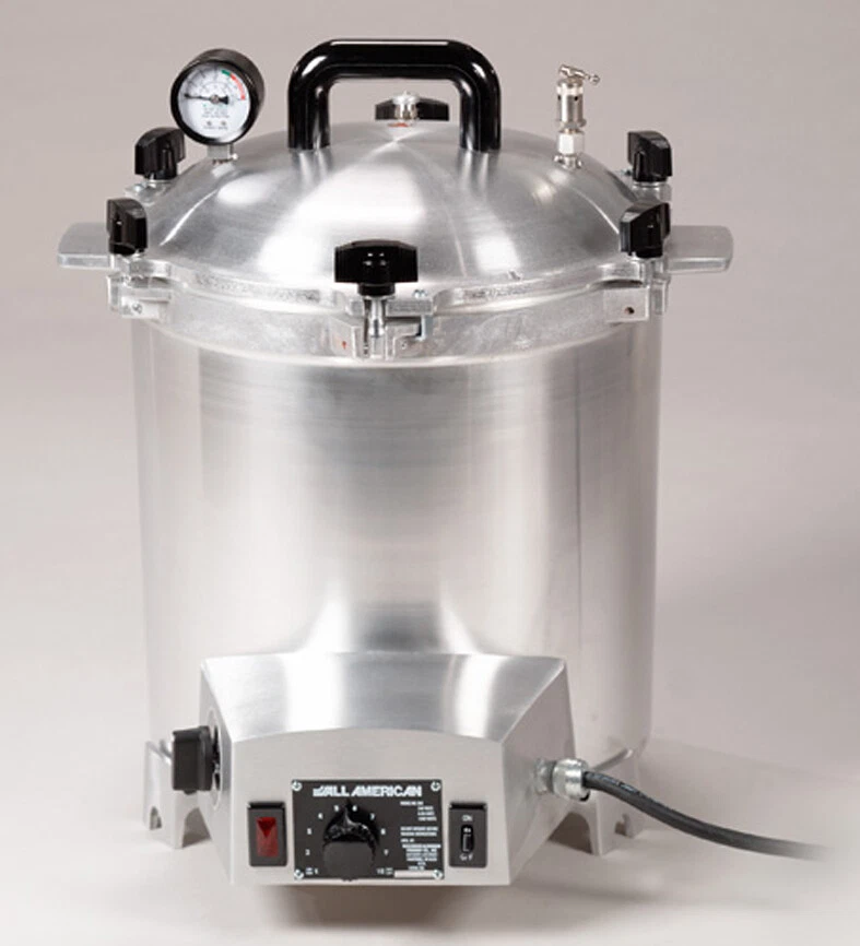 Esterilizador autoclave eléctrico de aluminio fundido pesado All American 50X 25QT NUEVO Foto 1 de 1