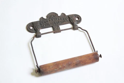 antique toilet paper holder | gem scott vtg deco victorian toilet bath Cover