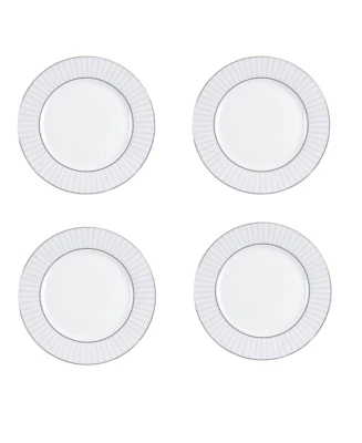 Mikasa Adrian Grey Dinnerware Assorted Dinner Salad Plates, +++ NEW