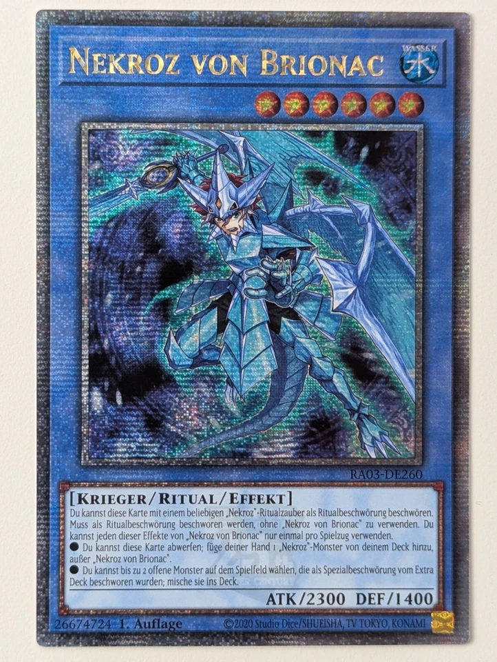 Nekroz von Brionac RA03-DE260 Quarter Century Secret Rare DE NM YUGIOH - Bild 1 von 1
