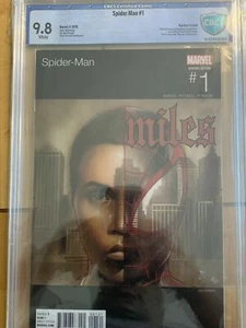 SPIDER-MAN 1 GRANOV HIP HOP VARIANT MILES MORALES ULTIMATE FALLOUT 4 CBCS 9.8 - Picture 1 of 2