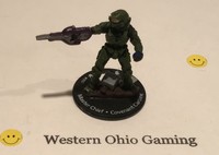 HALO ACTIONCLIX #026 JACKAL SNIPER PARTICLE BEAM RIFLE WITH STAT CARD UNCOMMON