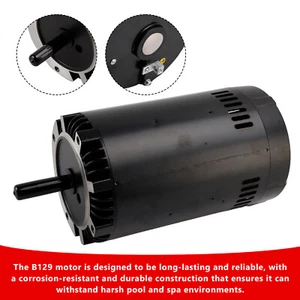 C-Face Pool Motor B129 1-1/2 HP 230/115 Volts 56J Frame - Picture 1 of 17