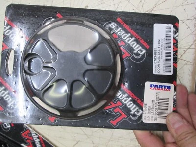 CUBIERTA PUERTA COMBUSTIBLE LA CHOPPERS - NEGRO MECANIZADO HARLEY HD TOURING FL 1992-2007 Foto 1 de 4