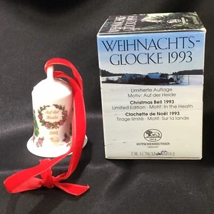Hutschenreuther Christmas Bell Porcelain 1993 In The Heath Ole Winther Orig Box - Picture 1 of 7