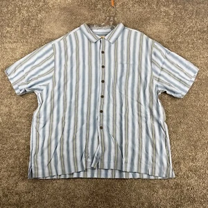 Paradise Collection Hemd mit Knopfleiste Herren 2XL XXL Kurzarm Mehrfarbig Gestreift - Bild 1 von 6