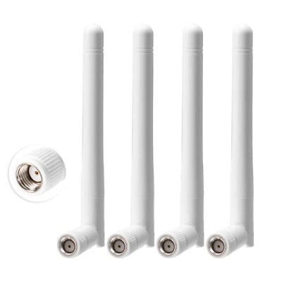 4pcs External WiFi Antenna RP-SMA Dual Band for WiFi Router Security IP Camera - Image 1 of 4