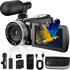 Vmotal 4K Videokamera, 48MP Foto/4K 60FPS Videorecorder, digitaler Camcorder 