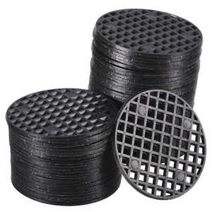 Flower Pot Hole Mesh Pad 60Pcs 1.8 Inch/4.5cm Round Rigid Bonsai Drainage Mes... - Picture 1 of 7