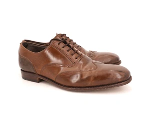 $790 | CARMINA x PS UK 10 EE US 11 COÑAC SHELL CORDOBÉS OXFORD PUNTA DE ALA LLUVIA - Imagen 1 de 24