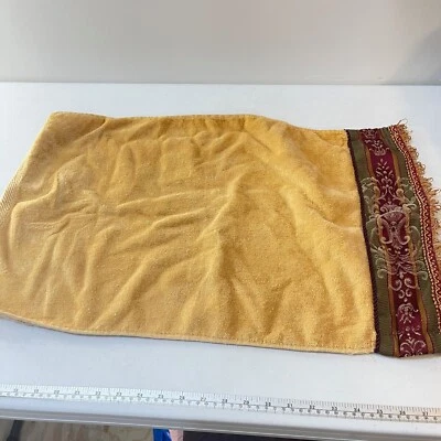 toalla de mano oro sólido 100% algodón rectangular moderno Foto 1 de 4