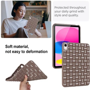 Silicone Clear Shockproof Case Cover For iPad 10th 9th 8th 7th Generation 10.2" - Picture 1 of 32