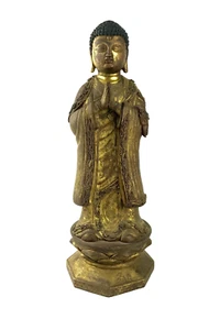 Chinese Bronze Gold plating Sakyamuni Buddha statue The Ming Dynasty(1368-1644) - Picture 1 of 12