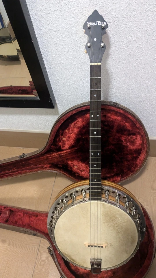 WURLITZER BANJO HECHO POR SLINGERLAND MAY BELL QUEENS AÑOS 20 1930 VINTAGE MAYBELL Foto 1 de 4