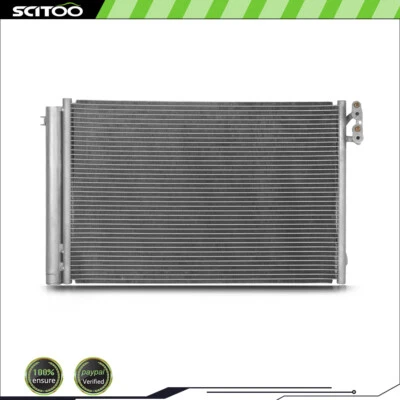 Condensador de aluminio para aire acondicionado 3443 para BMW 328i 2006-2011 323i 2007 2008 2009-2013 Foto 1 de 4