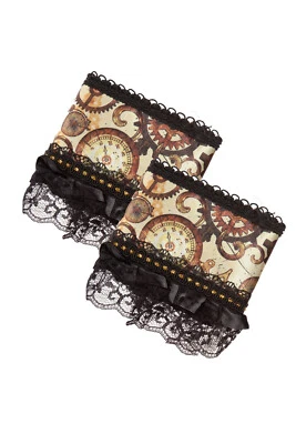 Steampunk Zubehör Manschetten Ghotic Zahnräder - Bild 1 von 2