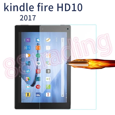 TEMPERED GLASS SCREEN PROTECTOR FOR ALL NEW AMAZON KINDLE FIRE 10 2017 TABLET - Image 1 of 4