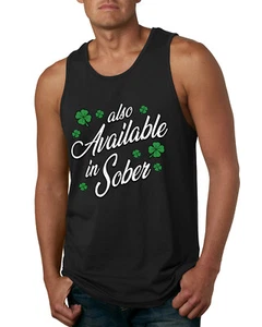 Camiseta sin mangas para hombre Sober Script también disponible en guión sobrio - Imagen 1 de 4