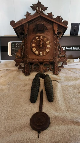 antique clock Amercian Cuckoo Clock Company Cover