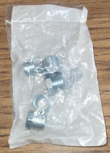 QTY 5 - PARKER STEEL FLARED TUBE INVERTED NUT 1/2" TUBE OD 3/4-18 THREAD 11072-2 - Picture 1 of 2