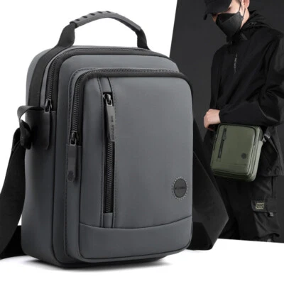 Men's Casual Crossbody Shoulder Bag Travel Bag Messenger Bag for Work Business - Image 1 of 4