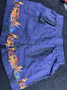 Ky’s Made In Hawaii Kids Short Summer Island Logo Size 2 USA Multicolor Cars  - Picture 1 of 12