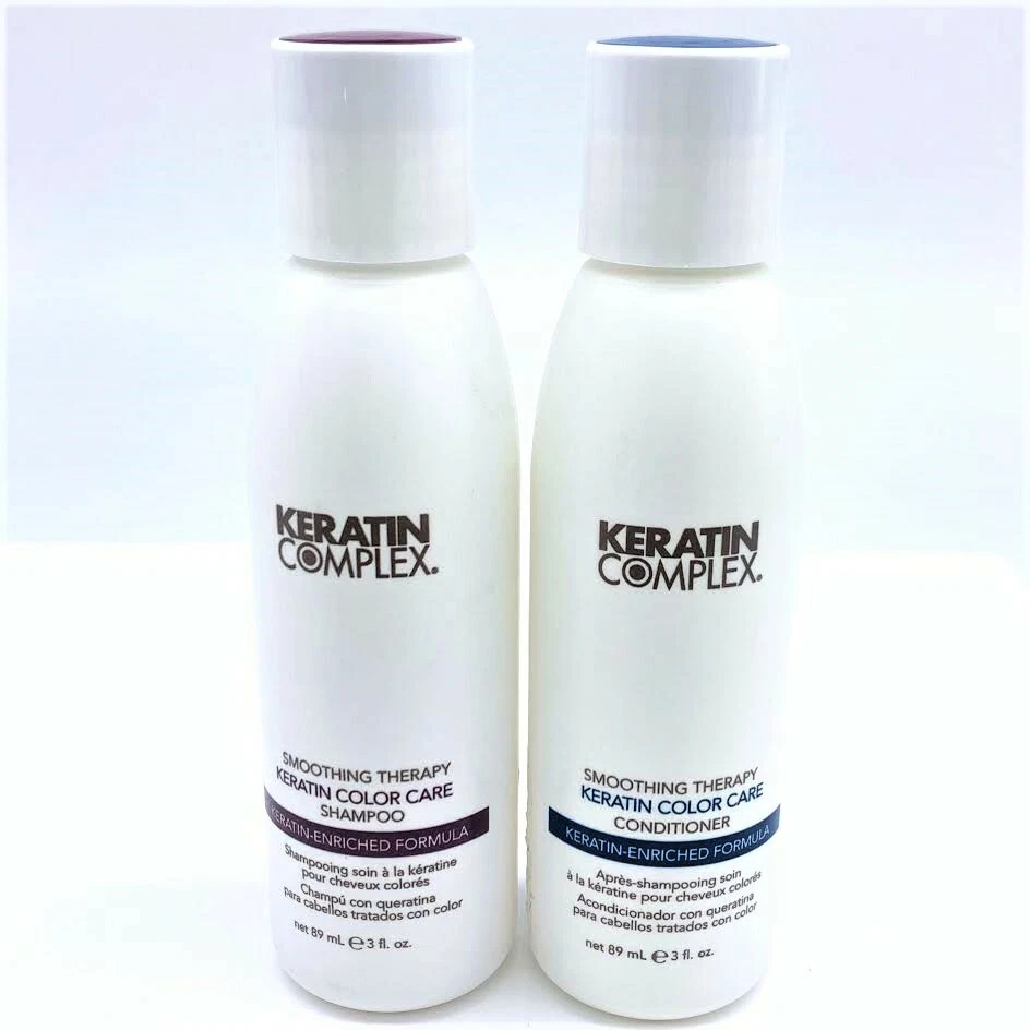 Keratin Complex Color Care Shampoo and Conditioner 3 Oz Travel Valet Duo