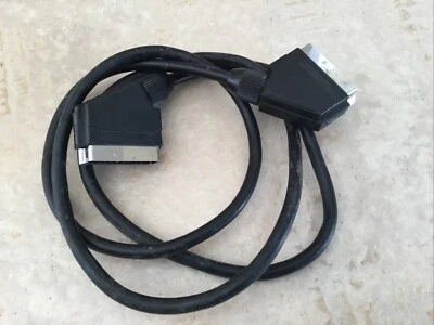 1.3M 21Pin SCART Lead Video TV VCR DVD Set-Top Box SKY fully wired cable - Image 1 of 4