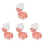  Set of 4 Earring Holder Travel Jewelry Case Child Miss Hairpin Make up