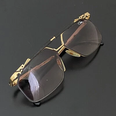 Gafas de sol vintage CAZAL 966 302 marco de metal negro y dorado protección UV Alemania Foto 1 de 4