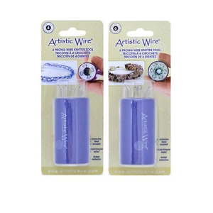 Artistic Wire® Knitter Tool with Prongs for Weaving Stringing Wire - Picture 1 of 3